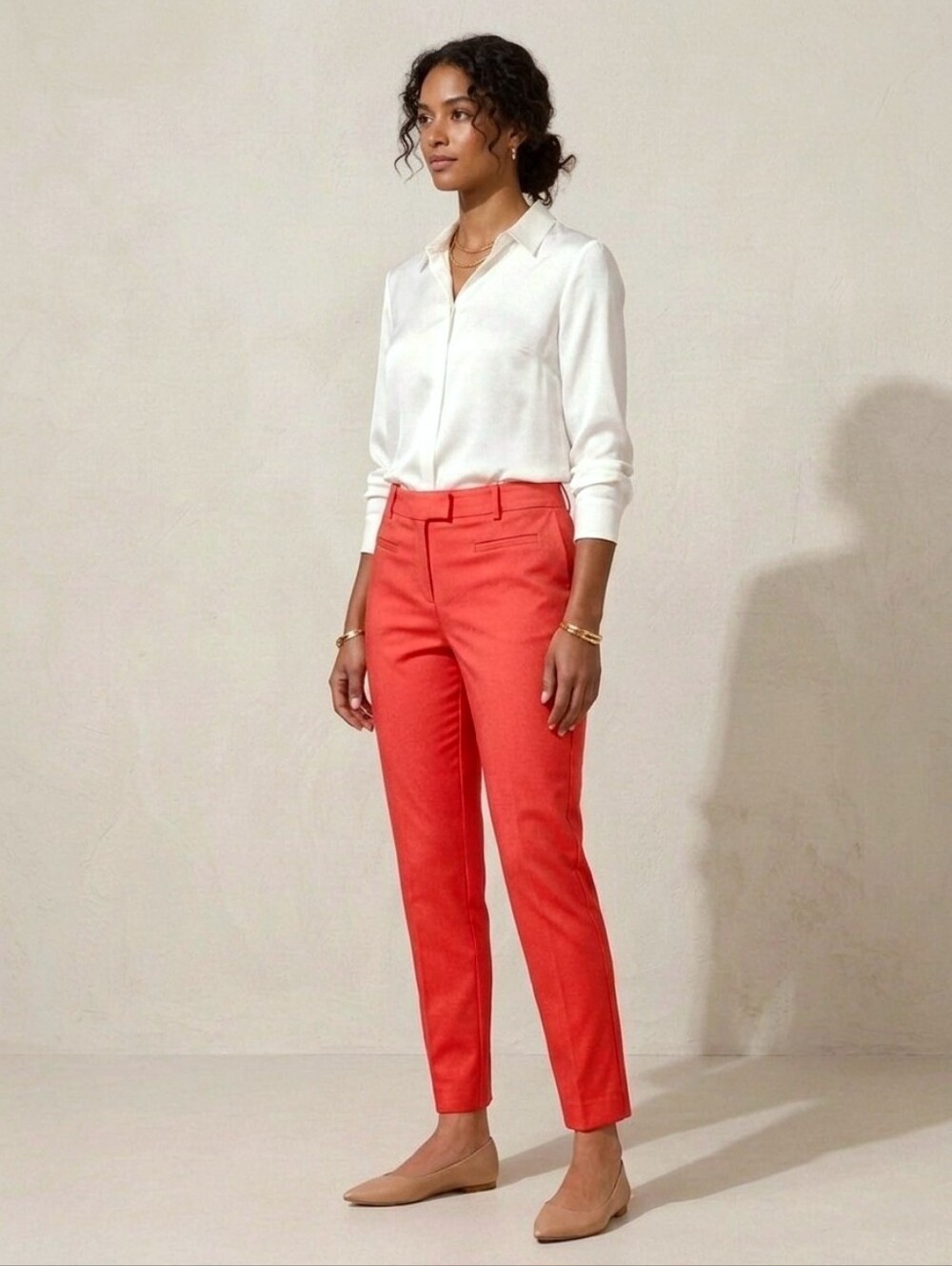 RW&CO Ankle Slim Pants - Red Size 6
